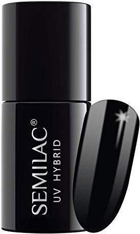 Actual product image Semilac 031 Black Diamond 7ml (Black Diamond, UV gel varnish)