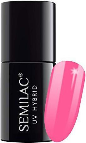 Immagine prodotto Semilac 043 Rosa elettrico 7ml (Rosa neon, Vernice UV gel)