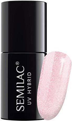 Immagine prodotto Semilac smalto gel 7 ml Cristalli rosa 164 (Cristalli rosa, Smalto per unghie effetto gel)