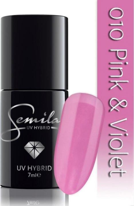 Image du produit Semilac 010 Rose & Violet 7ml (010 Rose & Violet, Vernis couleur)