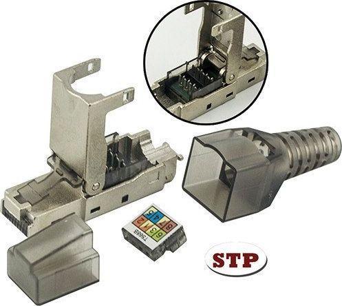 Produktbild Techly STP Cat.6A RJ45 Modular Plug Toolless (STP, CAT6)