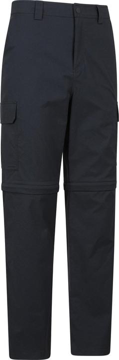 Actual product image Mountain Warehouse Mens Delta Stretch Zip-Off Regular Cargo Trousers (32)