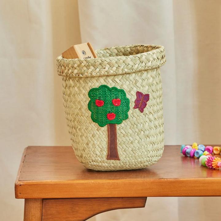 Produktbild Rice Aufbewahrungskorb Bast Raffia Small Happy Forest