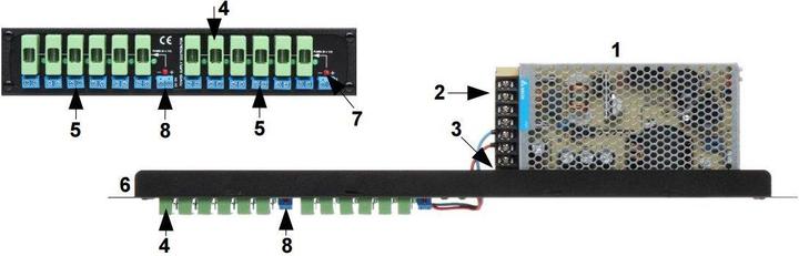 Actual product image Delta RACK POWER SUPPLIES ZR12-150 / LZ-12 12 V DC 12.5 A