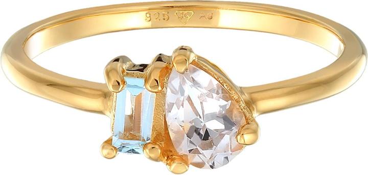Immagine prodotto Elli Anello PREMIUM Goccia di Topazio Elegante Argento 925 (52, 925 Argento)