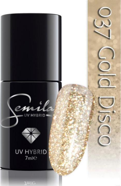 Immagine prodotto Semilac 037 Disco Oro 7ml (Discoteca Gold, Smalto per unghie effetto gel)