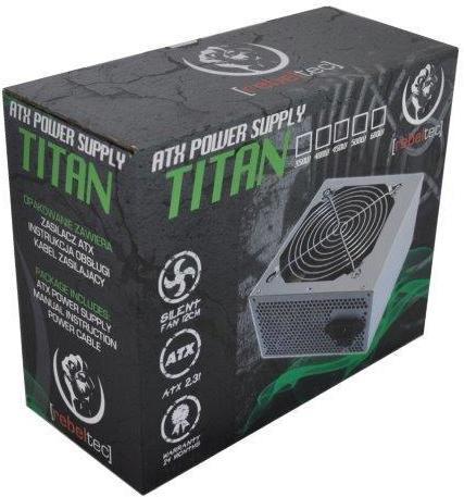 Image du produit Rebeltec Alimentation universelle pour ordinateur ATX ver. 2.31 TITAN 450 (450 W)