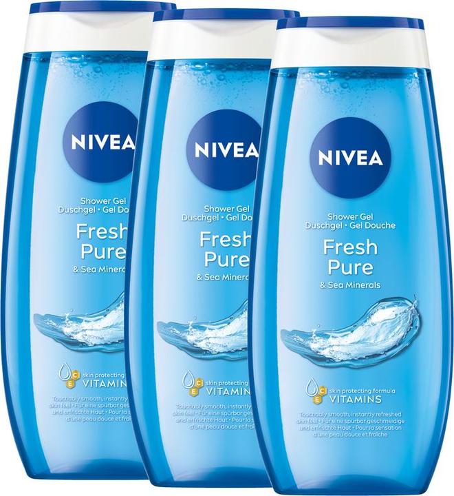 NIVEA Duschgel Fresh Pure Trio (750 ml)