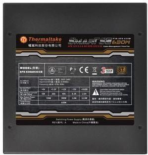 Image du produit Thermaltake PSU Smart SE Gold 630W 80+ Gold (630 W)