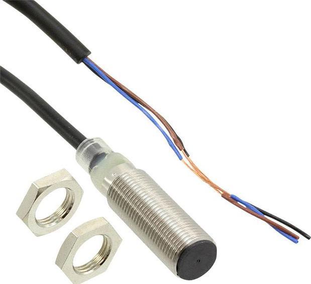 Produktbild Omron Industrial Automation Induktiver Sensor PNP, Schliesserkontakt (im Normalzustand geöffn.) 1.5kHz 30V 10mA 2mm IP67 Kabel (Sensor)