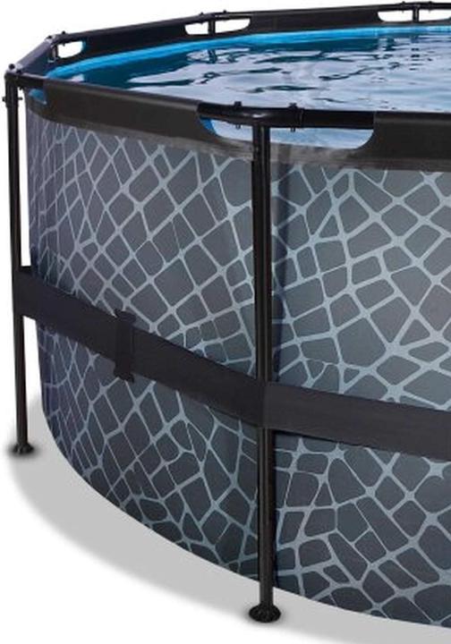 Produktbild Exit Rahmen-Pool rund 427x122 cm mit Sandfilterpumpe (427 x 122 cm)