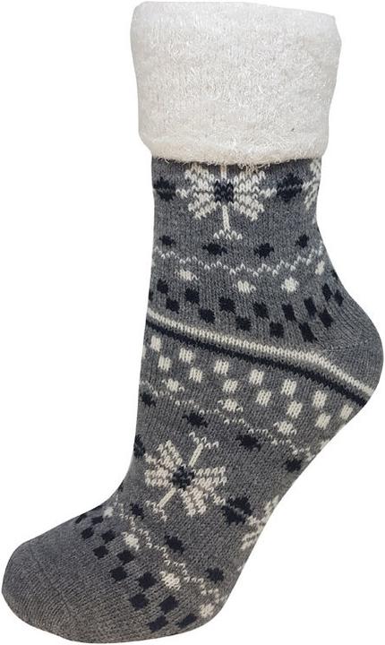 Yaktrax CABIN SOCKS WOMEN - grey (35 - 41)