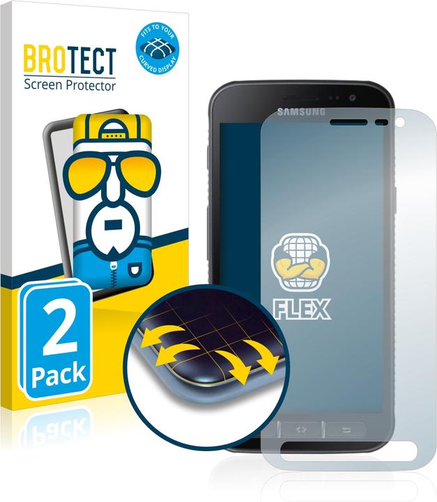 Produktbild BROTECT Full-Cover Displayschutz (2 Stück, Samsung Galaxy Xcover 4)