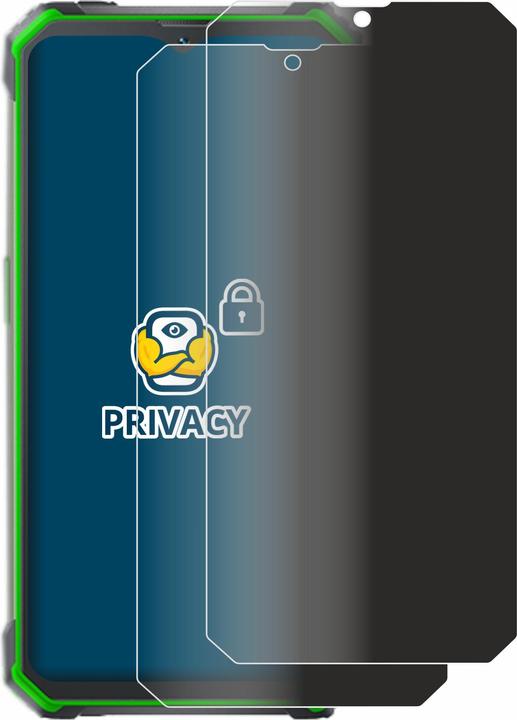 Actual product image BROTECT Anti-spy privacy film Blue light protection film (2 Piece, Blackview BV7100)