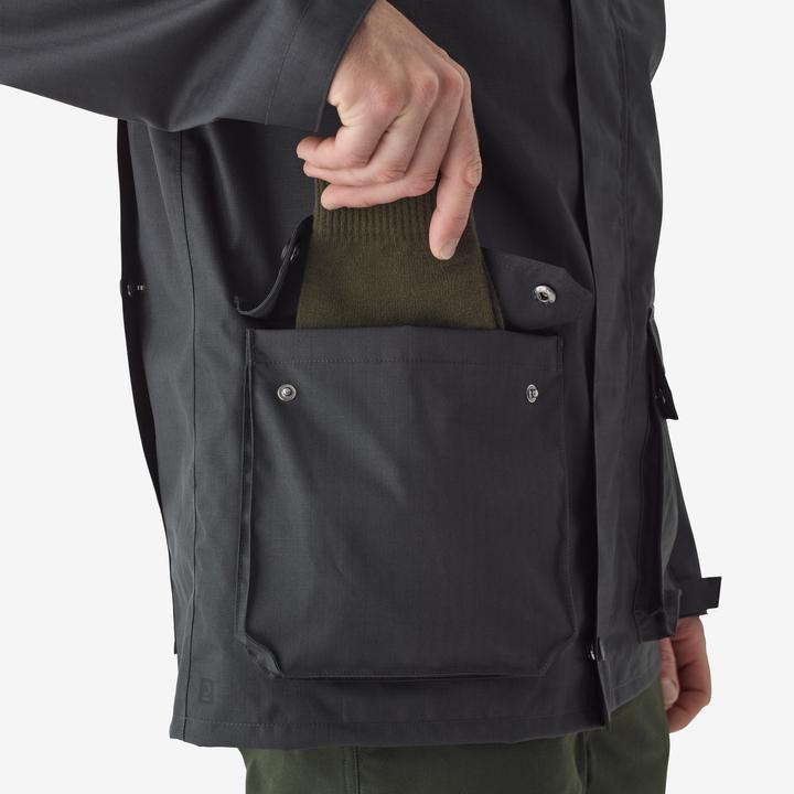 Produktbild Solognac Regenjacke 500 grau (XL)