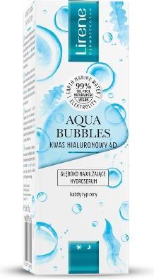 Lirene Aqua Bubbles Hyaluronic Acid 4D Deeply Moisturizing Hydroserum For All Skin Types 30Ml (30 ml)