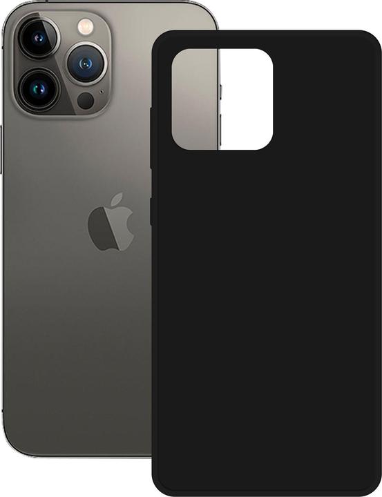 Actual product image KSIX Matte Case For Iphone 14 Pro Contact Black (Apple iPhone 14 Pro)