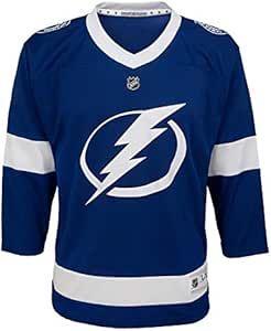 Actual product image Outerstuff REPLICA HOME/TEAM JERSEYS-LIG-Dk Blue LIGHTNING 140 S/M (19HCAC-LIG-140-S/M) (S, M)