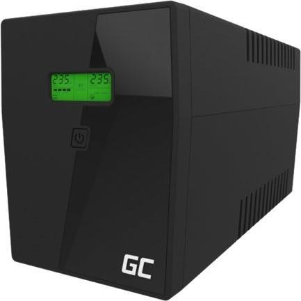 Produktbild GreenCell Cell UPS02 Unterbrechungsfreie Stromversorgung (USV) Line-Interaktiv 800 VA 2 AC-Ausgänge (800 VA, 480 W, Line-Interaktiv USV)
