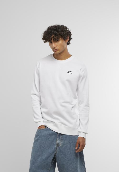Actual product image Mister Tee MisterTee NYC Wording EMB Light Crew Sweatshirt - 201911 (S)