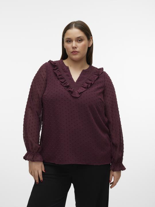 Immagine prodotto Vero Moda Vestibilità regolare Scollo a V Curve Polsini elasticizzati Taglio voluminoso delle maniche Top Top (42)