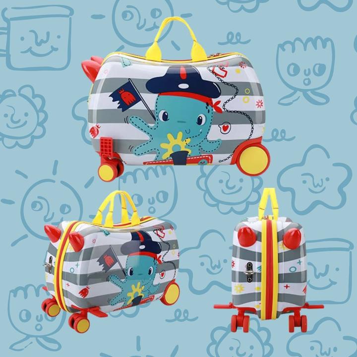 Produktbild Hermex Kinderkoffer Hartschalenkoffer Reisegepäck Kindertrolley Koffer (18 l, Handgepäck (bis 50l))