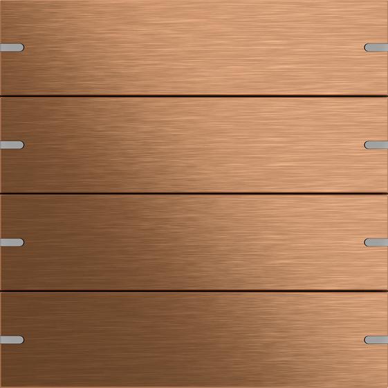 Actual product image Gira 502438 4f Tastsens.4 TS4 Bronze Rocker set