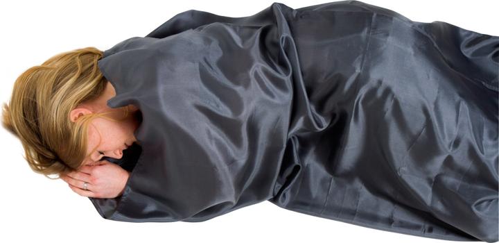 Immagine prodotto Lifeventure Fodera per sacco a pelo in seta, mummia (grigio) (185 cm)