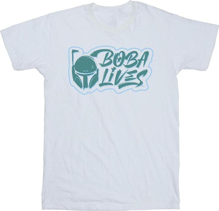 Star Wars The Book Of Boba Fett Lives Chest TShirt (XL)