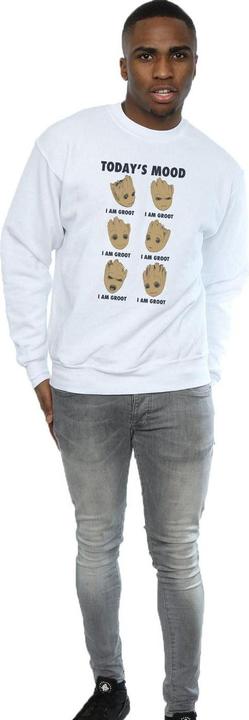 Actual product image Mens Guardians Of The Galaxy Groot Today's Mood Sweatshirt (L)
