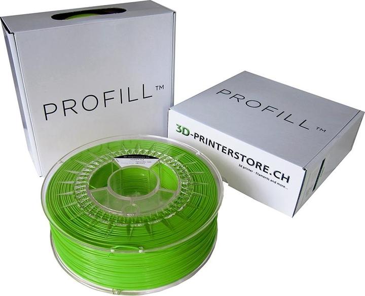 Image du produit 3d-printerstore.ch Filament PLA ProFill 1.75mm 1 kg vert pomme RAL 6018 (PLA, 1.75 mm, 1000 g, Vert)