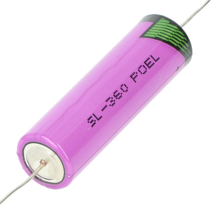 Actual product image Tadiran Batterie SL-360/P Axialer Draht (1 pcs., AA, 20 mAh)