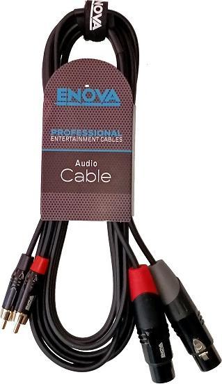 Produktbild Enova XLR auf Chinch Kupplung/Stecker Kabel 1m (1 m)