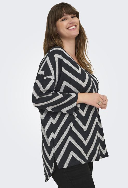 Produktbild Only Normal geschnitten V-Ausschnitt Tief angesetzte Schulter Top Top (M)