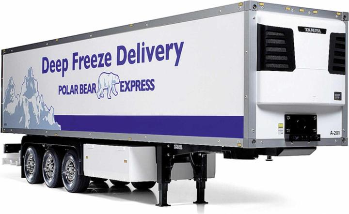 Actual product image Tamiya Refrigerated trailer (Kit)