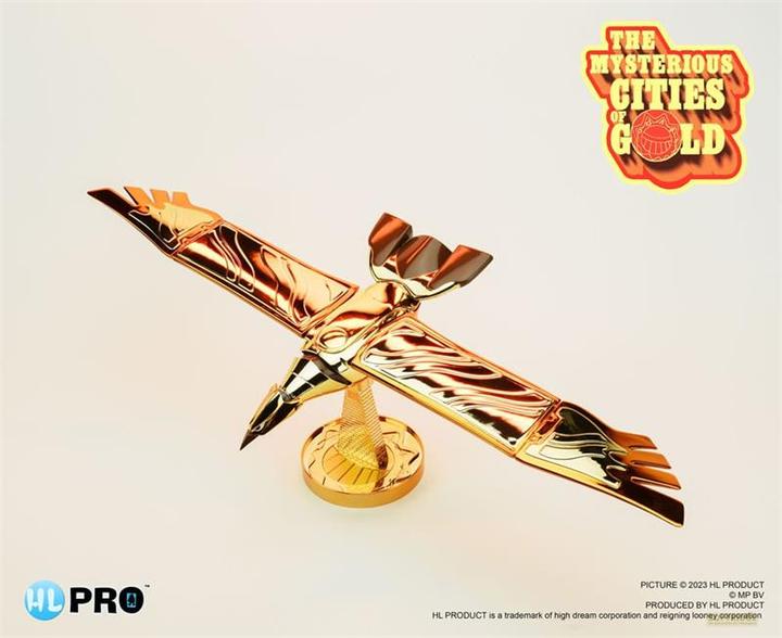 Image du produit HL Pro Les Mystérieuses Cités d'Or Figurine Diecast Metaltech 07S Le condor doré 17 cm