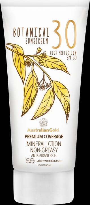 Actual product image Australian Gold Botanical Sunscreen Lotion SPF 30 147 ml (Suntan cream, SPF 30, 147 ml)