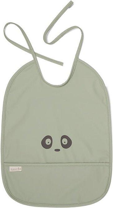 Actual product image Nuuroo Ida Bib Coated Light green - Panda