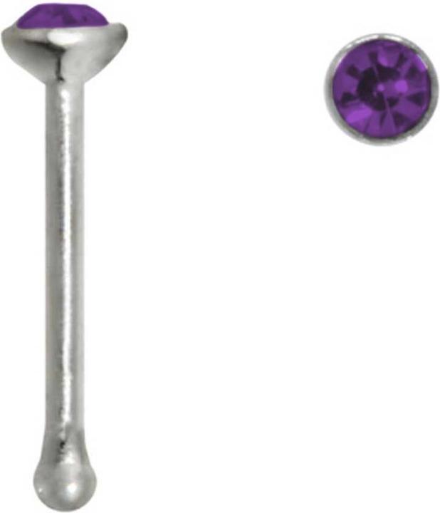 Bijouteria Nasenpiercing (Edelstahl, Kristall)