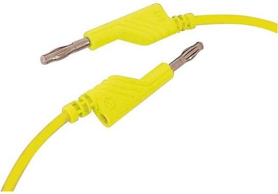 Hirschmann MEASURING LEAD 4mm 50cm / YELLOW (MLN-SIL / 1)
