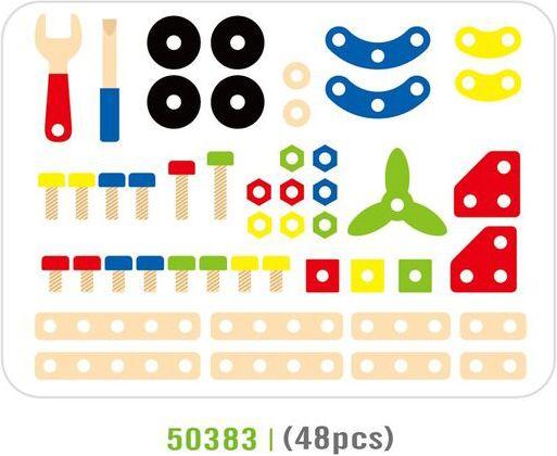 Produktbild Viga Toys Construction bricks, wood 48 parts (N50383)