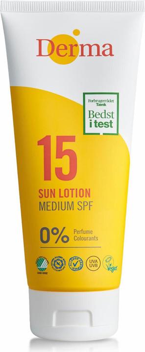 Deroma Sun Lotion SPF 15 200 ml (Sonnenlotion, SPF 15, 200 ml)