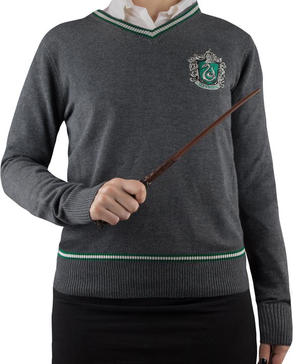 Actual product image Cinereplicas Harry Potter - Slytherin - Grey Knitted Sweater - Small (S)