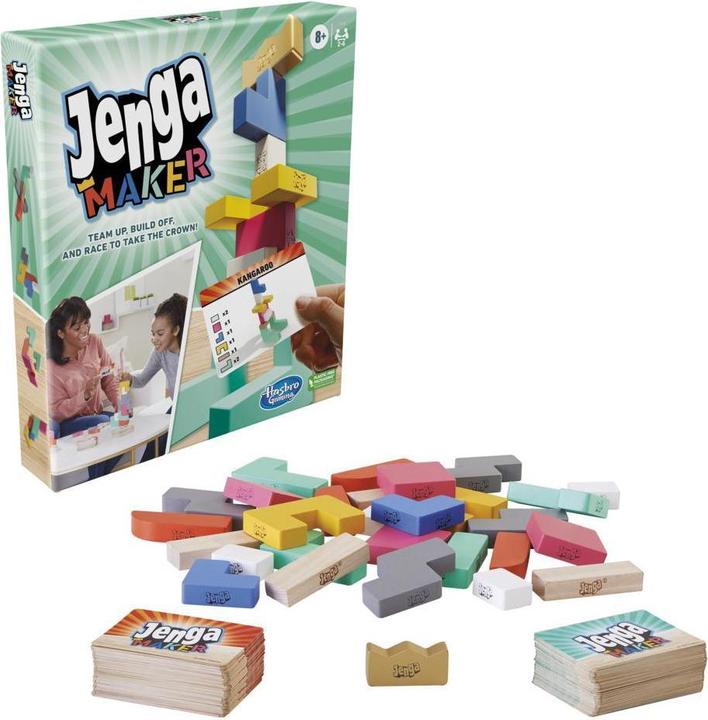 Actual product image Hasbro Gaming Gaming - Jenga Maker (F4528) (Finnish, Swedish)