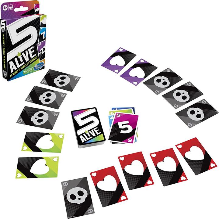 Actual product image Hasbro Gaming Gaming - Five Alive Card Game (F4205) (Danish, Norwegian)