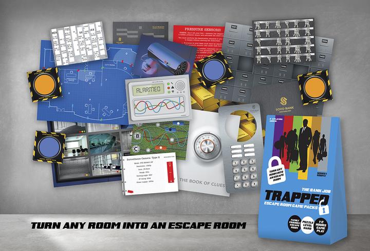 Produktbild Liniex Trapped - The Bank Job Escape Room Game Pack (DK) (70082)