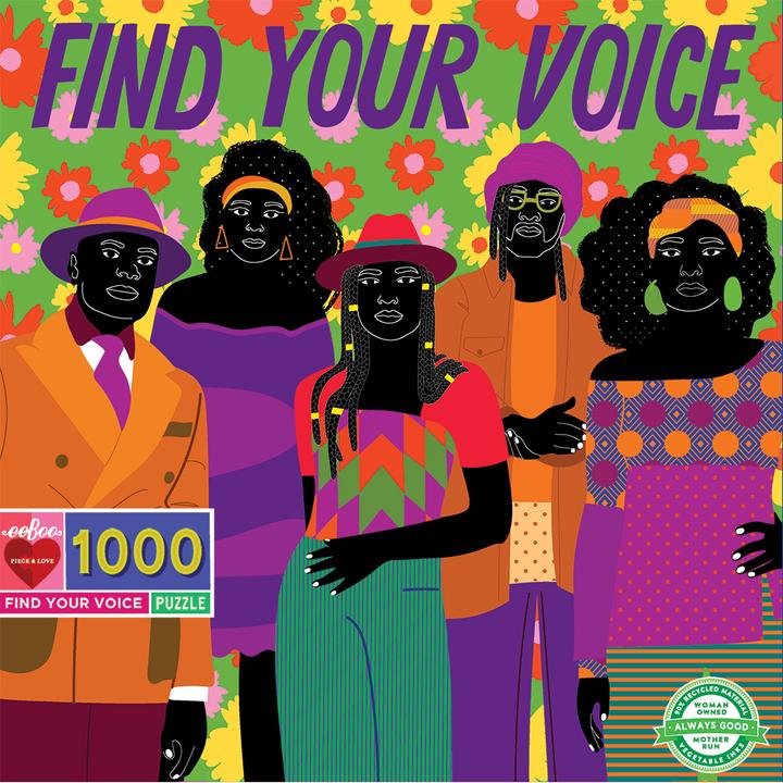 Produktbild Eeboo Puzzle 1000 pcs - Find Your Voice (EPZTFRV) (1000 Teile)