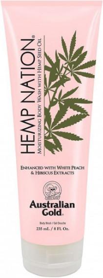 Actual product image Australian Gold Hemp Nation White Peach & Hibiscus Body Wash 235 ml (235 ml)