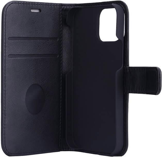 Productafbeelding Radicover Stralingsbeschermde Mobilewallet iPhone - iPhone 13 Mini Flipcover Zwart (Apple iPhone 13 mini)