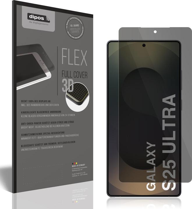 Actual product image Dipos Privacy Screen Protector Full Cover (1 Piece, Samsung Galaxy S25 Ultra)